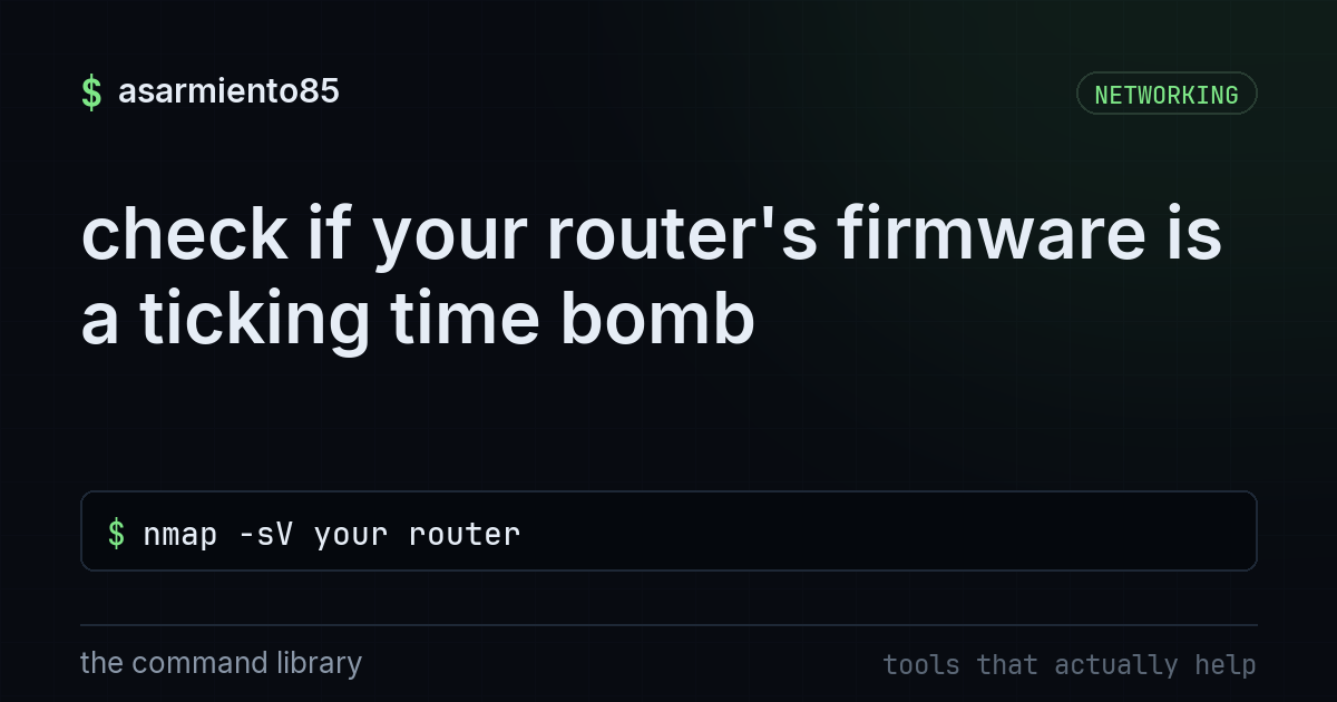 check if your router's firmware is a ticking time bomb